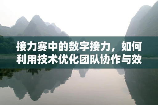 接力赛中的数字接力，如何利用技术优化团队协作与效率？