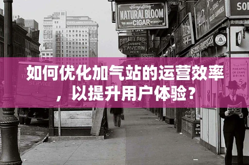 如何优化加气站的运营效率，以提升用户体验？