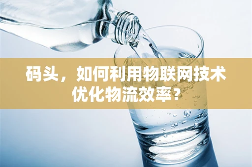 码头，如何利用物联网技术优化物流效率？