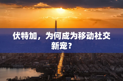 伏特加，为何成为移动社交新宠？