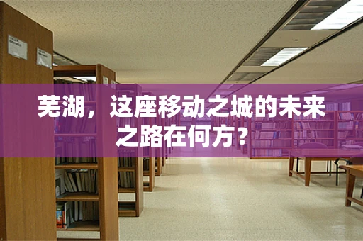 芜湖，这座移动之城的未来之路在何方？