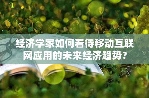 经济学家如何看待移动互联网应用的未来经济趋势？