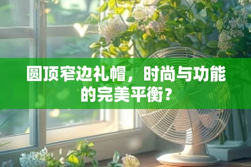 圆顶窄边礼帽，时尚与功能的完美平衡？