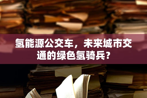 氢能源公交车，未来城市交通的绿色氢骑兵？