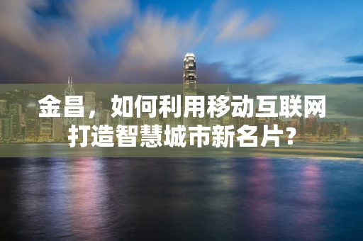 金昌，如何利用移动互联网打造智慧城市新名片？