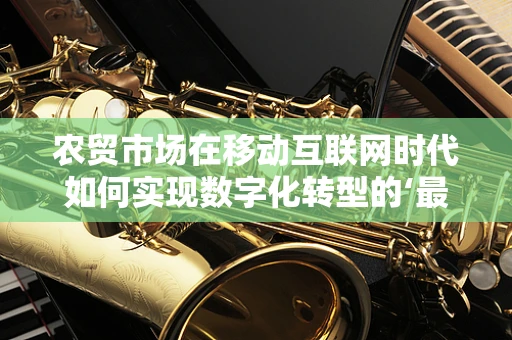 农贸市场在移动互联网时代如何实现数字化转型的‘最后一公里’？