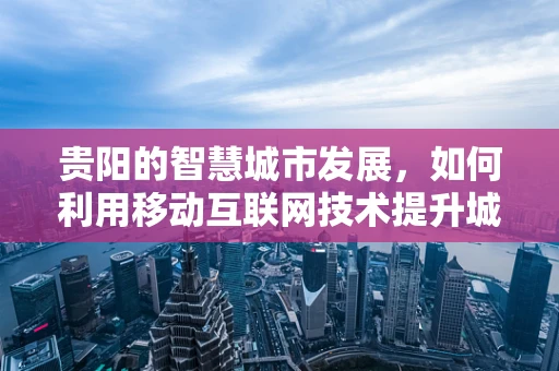 贵阳的智慧城市发展，如何利用移动互联网技术提升城市治理效率？