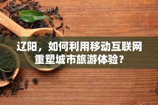 辽阳，如何利用移动互联网重塑城市旅游体验？