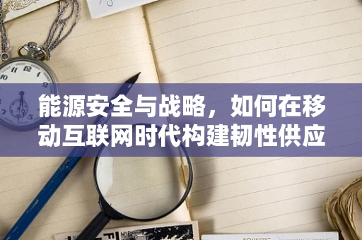 能源安全与战略，如何在移动互联网时代构建韧性供应链？