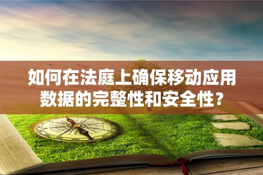 如何在法庭上确保移动应用数据的完整性和安全性？