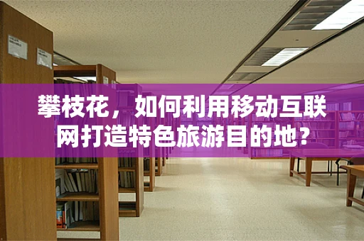 攀枝花，如何利用移动互联网打造特色旅游目的地？